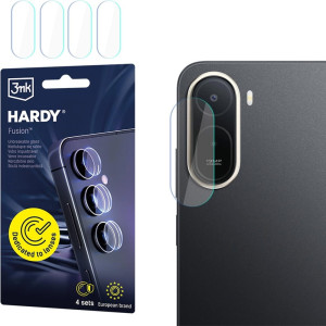 4x Szkło hybrydowe na soczewki aparatu, 3mk Hardy Fusion Lens Protection do Xiaomi Redmi A7 Pro 4G