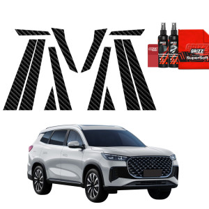 12w1 Folia karbonowa Grizz Protector na słupki do Chery Tiggo 8 (2025-2026)