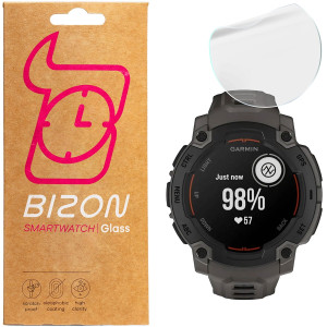 Folia hydrożelowa na ekran Bizon Watch Film Hydrogel Duo do Garmin Instinct E 45 mm, 2 sztuki