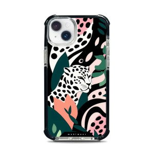Etui ochronne do iPhone 14 Plus do MagSafe, Mobiwear Elite Bumper, tropikalny gepard