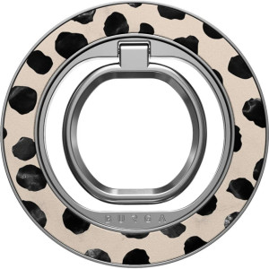Magnetyczny ring / uchwyt na telefon / na palec / stojak Burga Magnetic Ring Holder, beżowo czarne