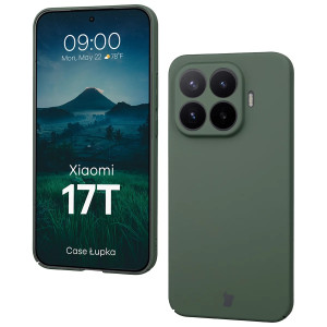 Etui Bizon Case Łupka do Xiaomi 17T, zielone