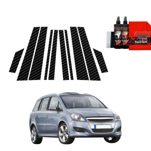 10w1 Folia karbonowa Grizz Protector na słupki do Opel Zafira B Kombi 5D (2010-2014)