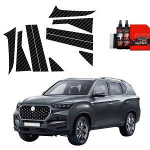 10w1 Folia karbonowa Grizz Protector na słupki do SsangYong Rexton (2023-2026)