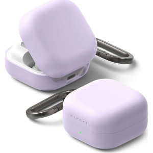 Etui Ringke Silicone do Galaxy Buds 4 / 4 Pro, lawendowe