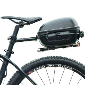 OUTLET: Sakwa rowerowa podsiodłowa Rockbros F2-1BK + KW-672, czarna
