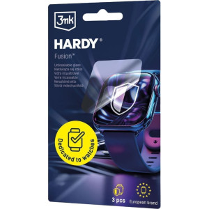 Szkło hybrydowe na smartwatch, 3mk Hardy Fusion do Realme Watch 5, 3 sztuki