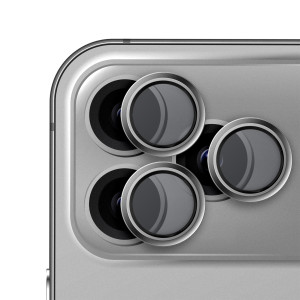 Szkło na obiektyw aparatu Hammer Glass Lens Protector do iPhone 17 Pro / 17 Pro Max, srebrne