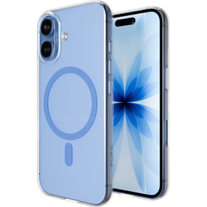Etui Puro Lite Mag Pro do iPhone 17, niebiesko-przezroczyste