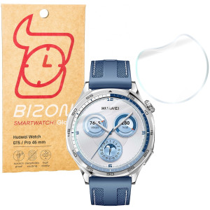 Folia hydrożelowa na ekran Bizon Watch Film Hydrogel Duo do Huawei Watch GT 5 / GT 5 Pro 46 mm,  2 sztuki
