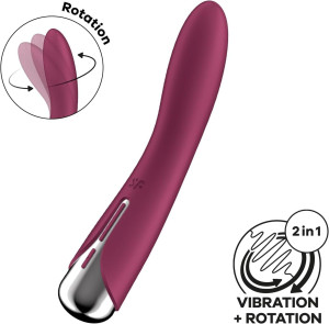 Wibrator do punktu G Spinning Vibe 1 Red Satisfyer | 100% ORYGINAŁ| DYSKRETNA PRZESYŁKA