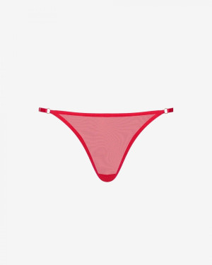 Czerwone Stringi Ginny Red L/Xl Promees