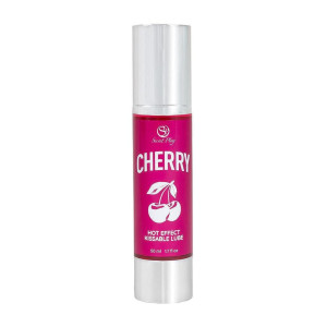 Lubrykant Smakowy Wiśnia (Cherry) Hot Effect Kissable Secret Play