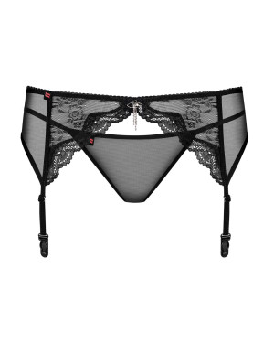 Bielizna-Charms pas do pończoch i stringi czarny S/M | 100% ORYGINAŁ| DYSKRETNA PRZESYŁKA