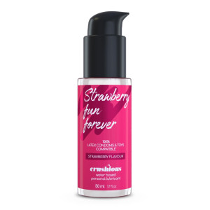 Lubrykant Wodny Strawberry Flavoured 50 Ml Crushious 50 Ml Czerwony | 100% ORYGINAŁ| DYSKRETNA PRZESYŁKA