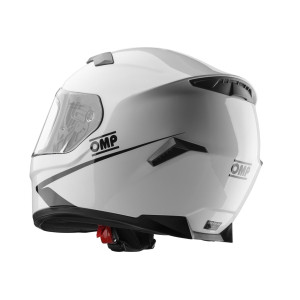 Kask zamknięty kartingowy OMP CIRCUIT EVO 2 biały