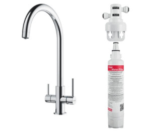 Bateria Lina Clear Water FRANKE Chrom