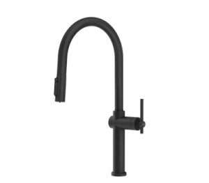 Bateria z wyciąganą wylewką GESSI Habito 60872 Matte Black 299