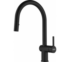 Bateria Franke Active J Pull Out Spray Czarny Mat