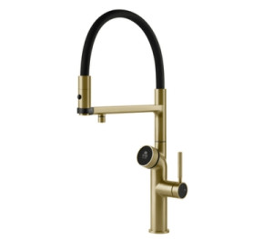Bateria z filtrem wody GESSI Vita 60722 Brass Brushed PvD COLD