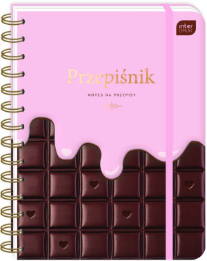 Przepiśnik na przepisy z gumką A5 Chocolate