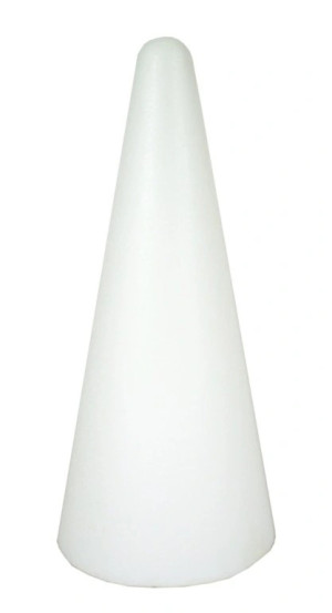 Stożek styropian 35 cm do dekoracji 2 sztuki