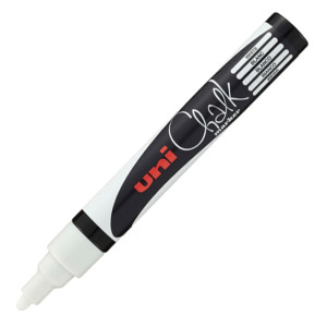 Marker kredowy biały PWE5