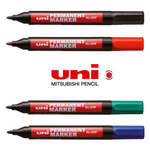 Marker permanentny UNI okrągły 320F