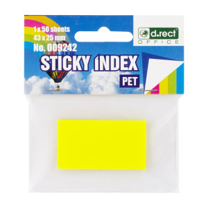 Zakładki Indeksujące samoprzylepne 43x25 mm 50 sztuk