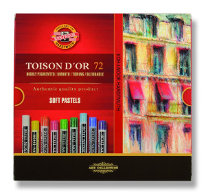 Kredki pastele suche 72 kolor Koh-i-noor
