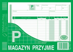 Dowód magazyn przyjmie 372-3