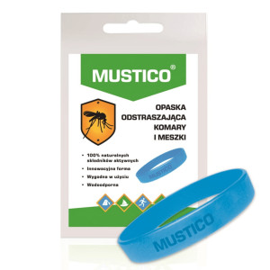 Mustico opaska odstraszająca komary i meszki (1 szt.)