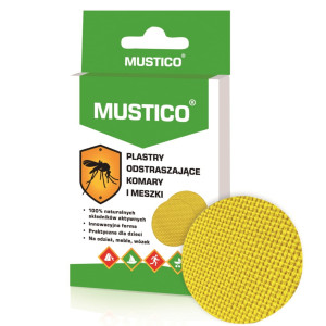 Mustico - plastry odstraszające komary i meszki (12 szt.)