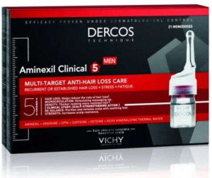 VICHY Dercos Aminexil Clinical 5 dla mężczyzn x 21 ampułek