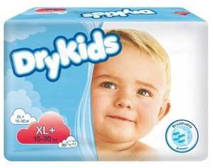 TENA Dry Kids XL+ (15-30kg) x 30 sztuk