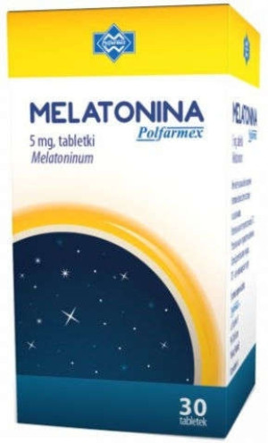 Melatonina Polfarmex 5mg x 30 tabletek
