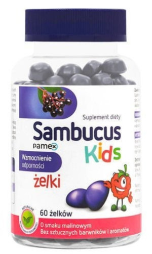 Sambucus Kids żelki x 60 sztuk