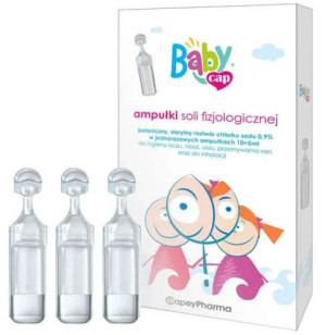 BABYCAP ampułki soli fizjologicznej 5ml x 10 sztuk