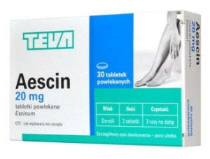AESCIN 0,2 x 30 tabletek