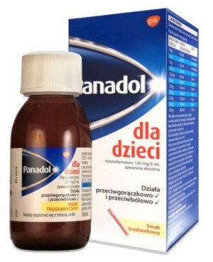 PANADOL DLA DZIECI 120mg/5ml zawiesina 100ml