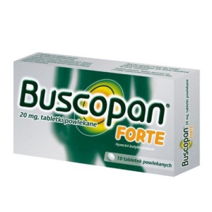Buscopan Forte 20mg x 10 tabletek