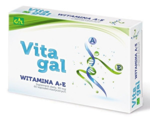 Vitagal Witamina A+E x 60 kapsułek