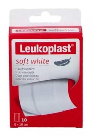 Leukoplast Soft plastry 6 x 10cm x 10 sztuk