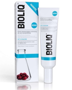 BIOLIQ Krem wzmacniająco-ochronny do cery naczynkowej SPF15 30ml