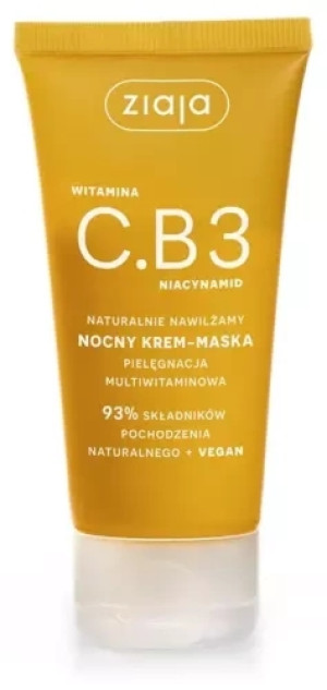 ZIAJA Witamina C.B3 NIACYNAMID Nocny krem-maska 50ml