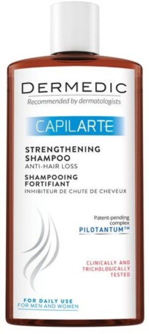 DERMEDIC CAPILARTE szampon wzmacniający hamujący wypadanie włosów 300ml