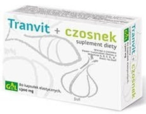 Tranvit + Czosnek 1300mg x 80 kapsułek