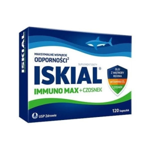 Iskial Max + Czosnek x 120 kapsułek