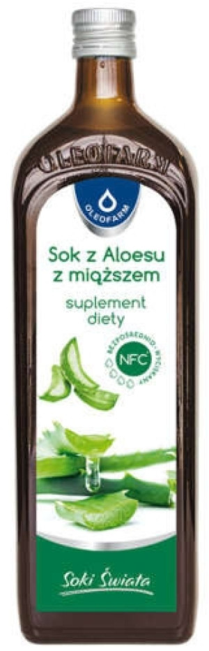 Sok z aloesu z miąższem 1000ml