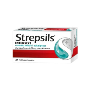Strepsils Intensive z miodem i eukaliptusem x 24 pastylki